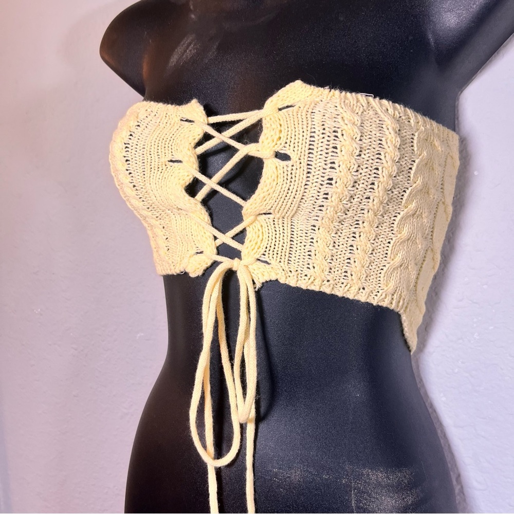 Sleeveless Crochet Crop Top